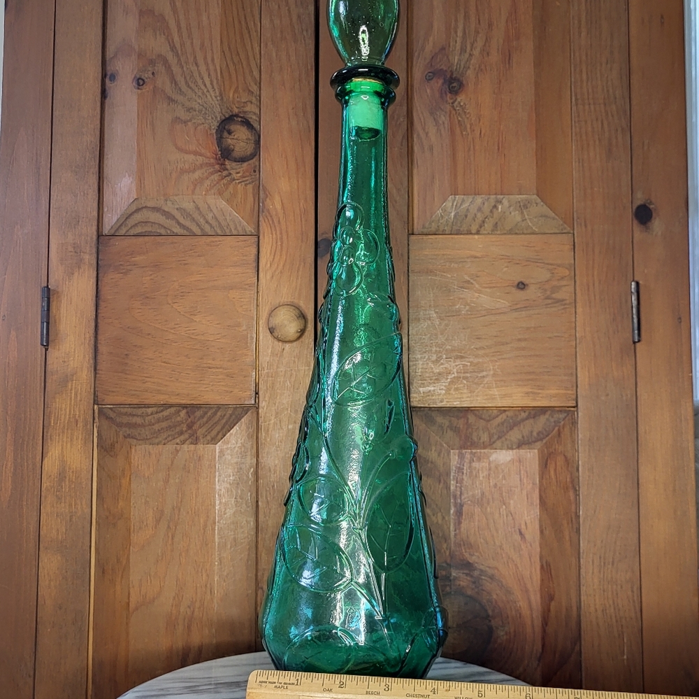 Empoli Green Glass Bottle - Picture 4 of 12